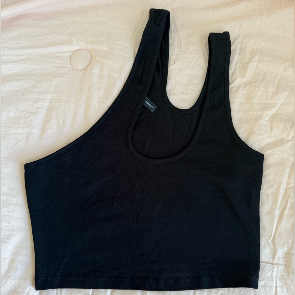 Black ASOS Sleeveless Crop Top
